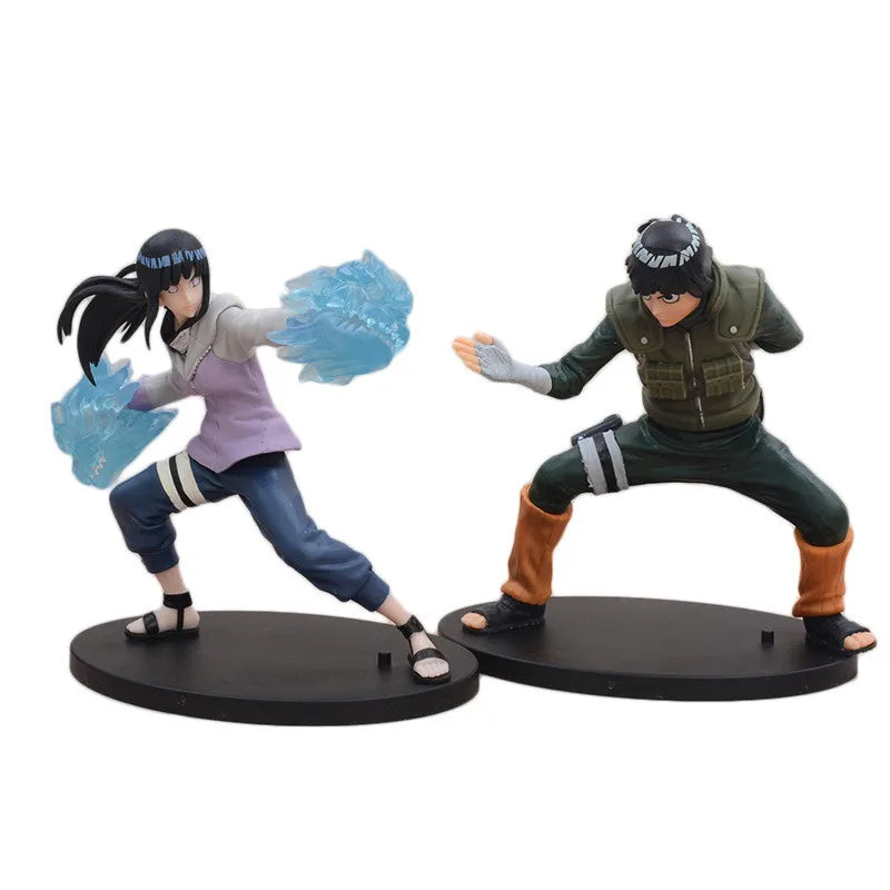 16cm Rock Lee and Hyuga Hinata