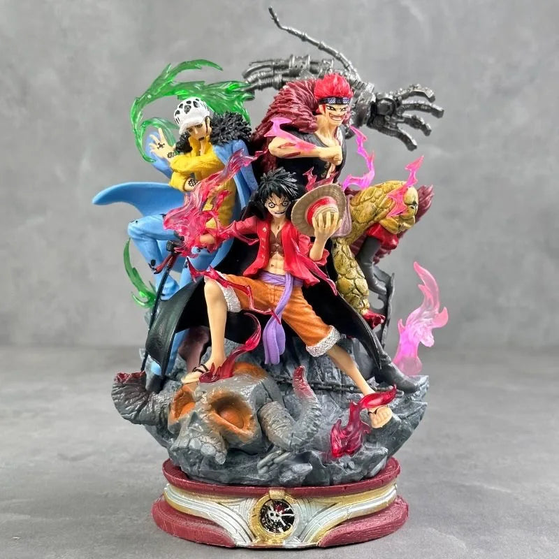 19cm Luffy Eustass Kid Trafalgar D. Water Law