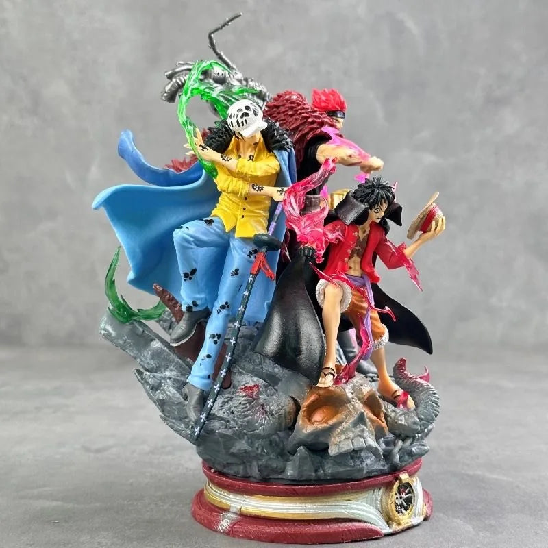 19cm Luffy Eustass Kid Trafalgar D. Water Law